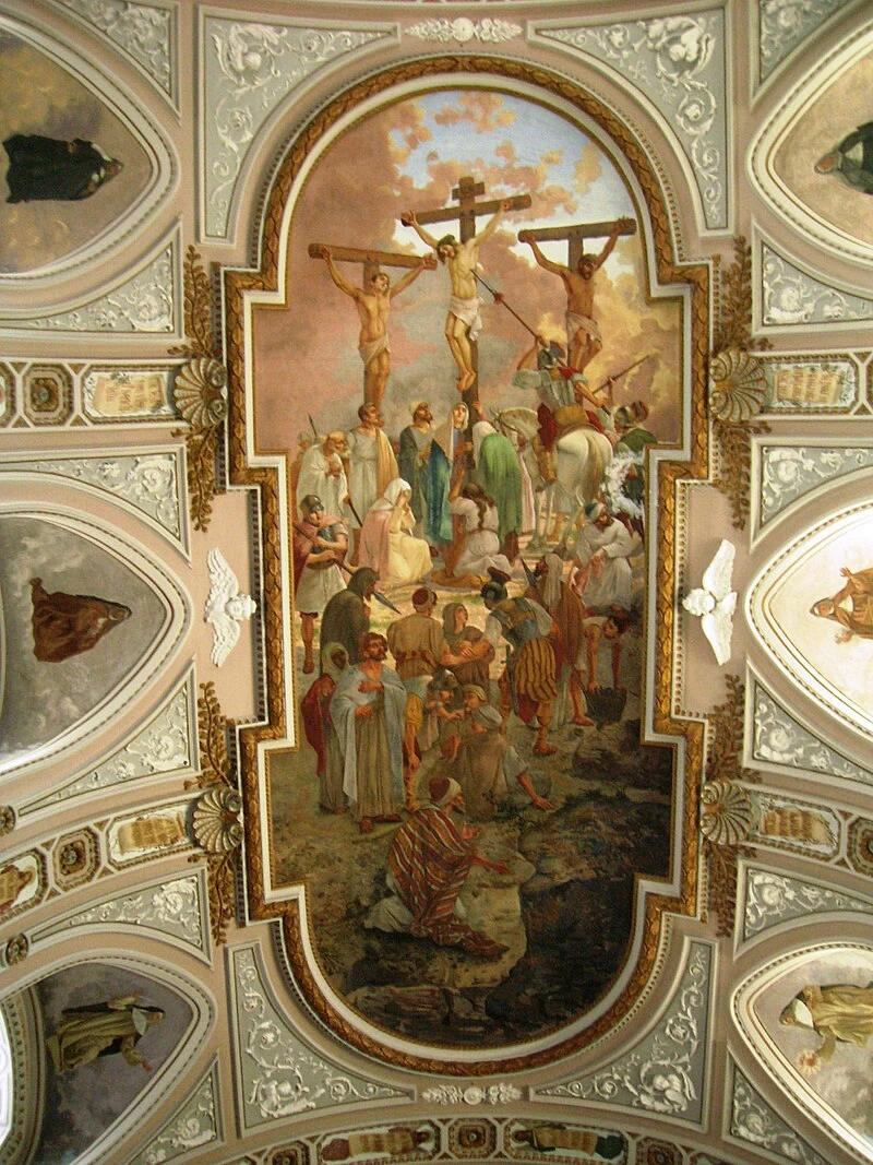 Crocifissione di Cristo - santuario del Sacro Cuore, Castellammare di Stabia